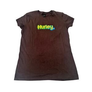 Hurley Deadstock Women's Brown Vintage T-shirt, Large